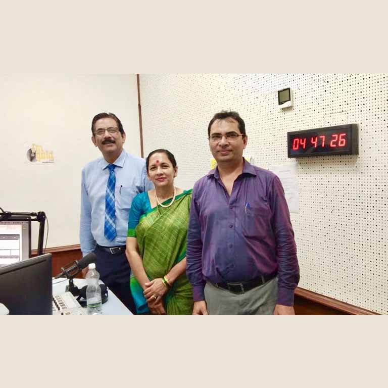 dr sandeep with wife dr madhur rai